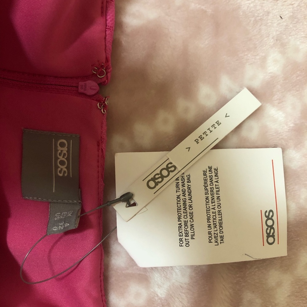 ASOS PETITE LACE BANDEAU DRESS - Picture 3 of 4